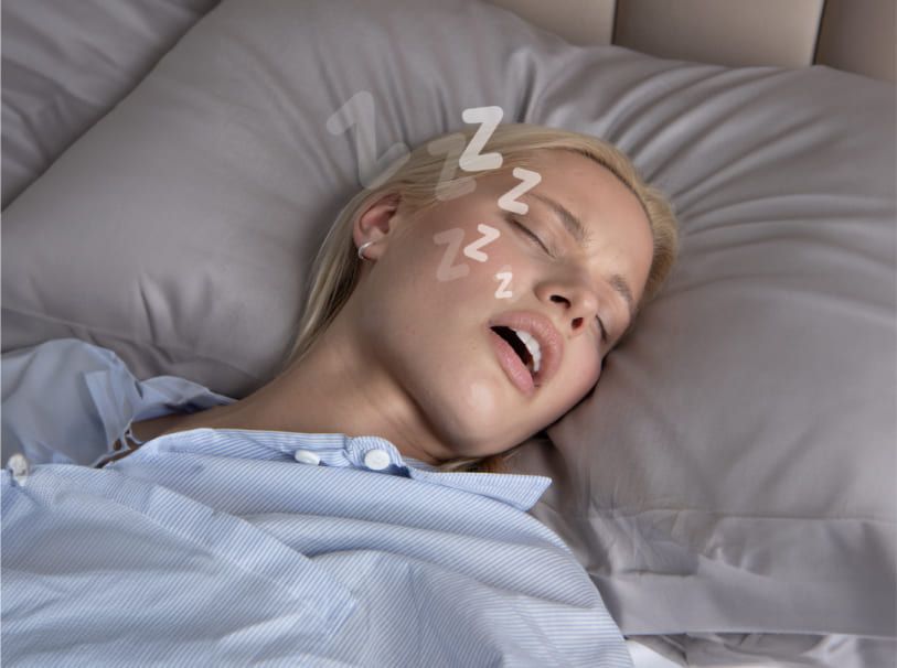 Ronquidos con almohada estándar