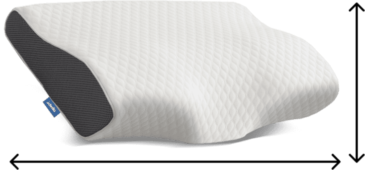 Almohada de tamaño estándar 50x30 cm